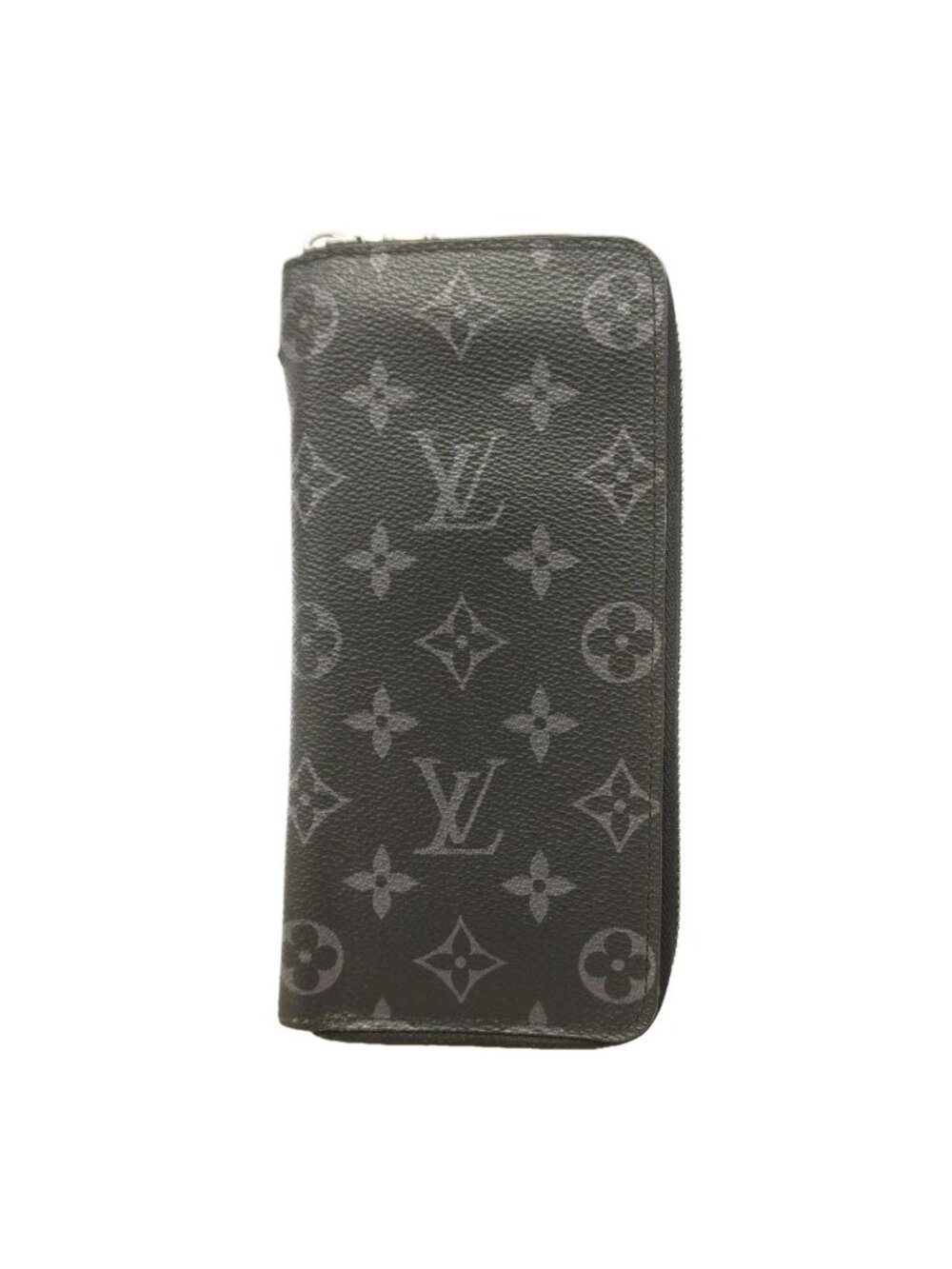 Louis Vuitton Wallet Monogram Eclipse Zippy Vertical Black
